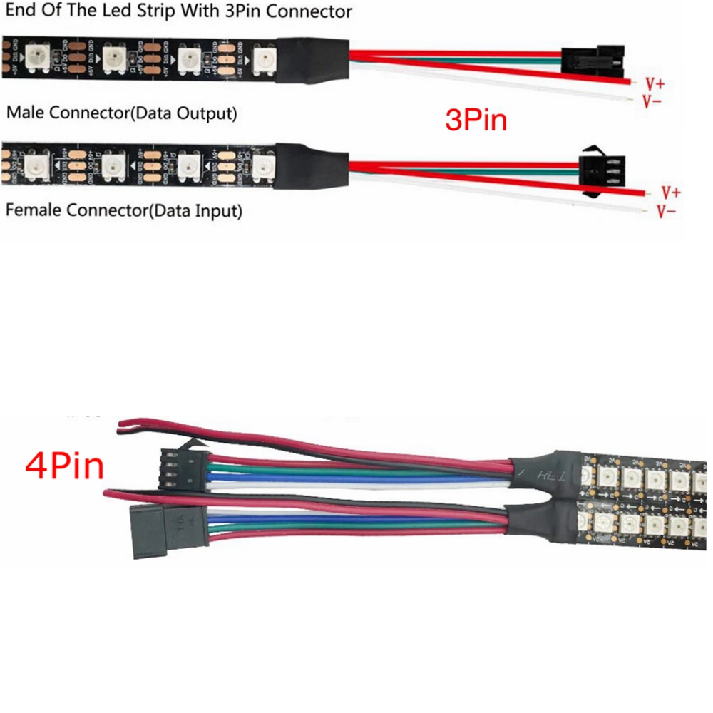 DC5V/12V%20WS2813%20WS2815%20WS2811%20WS2812B%205050RGB%20addressable%20LED%20strip%2030/60/144%20pixels/LEDs/m%20black/white%20IP30/65/67%20-%20Image%205