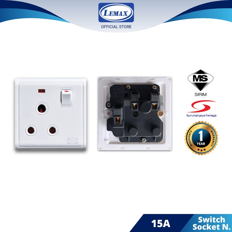 [SIRIM] LMX 13A 16A 15A 20A Wall Switch Socket Aircond Switch Double