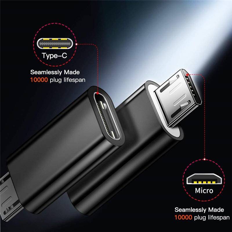 Đầu Chuyển Đổi Type-C Sang Micro USB Type C Cho Android