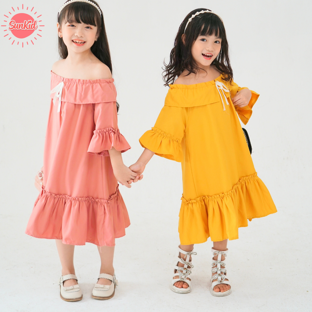 Váy đầm bé gái xòe đính nơ hè vải trượt nhật cho bé gái Sunkid BT màu hồng, vàng size trẻ em 4-12 tuổi – SunKid , SKU-1800896670_VNAMZ-8096859711 – lazada.vn 🛒Top1Shop🛒 🇻🇳Top1Vietnam🇻🇳 🛍🛒 🇻🇳🇻🇳🇻🇳🛍🛒