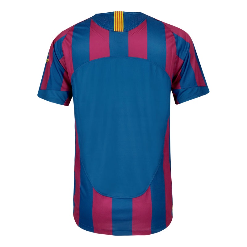 Barcelona 2005-06 retro s-xxl 10 ronaldinho 30 messi home jersey
