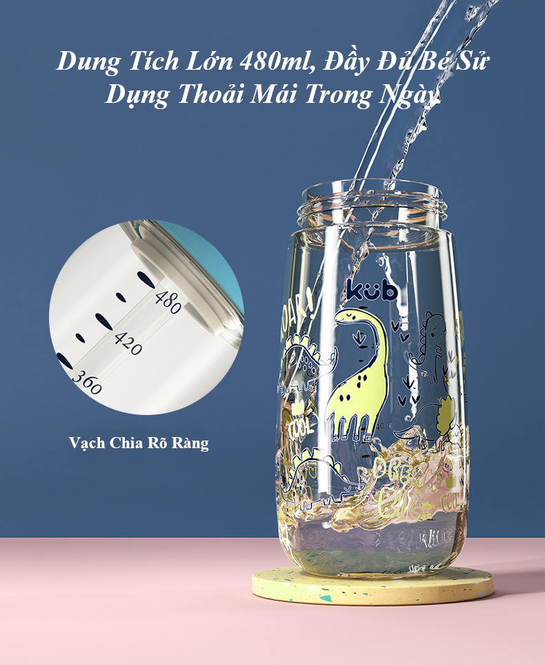 Bình Nước PPSU 480ml - KUB