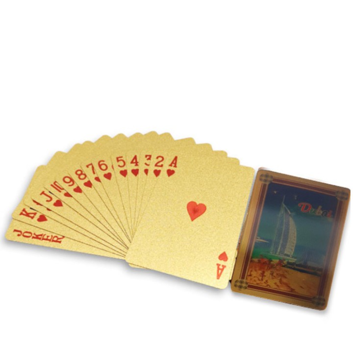Bộ bài tây Mạ 24K