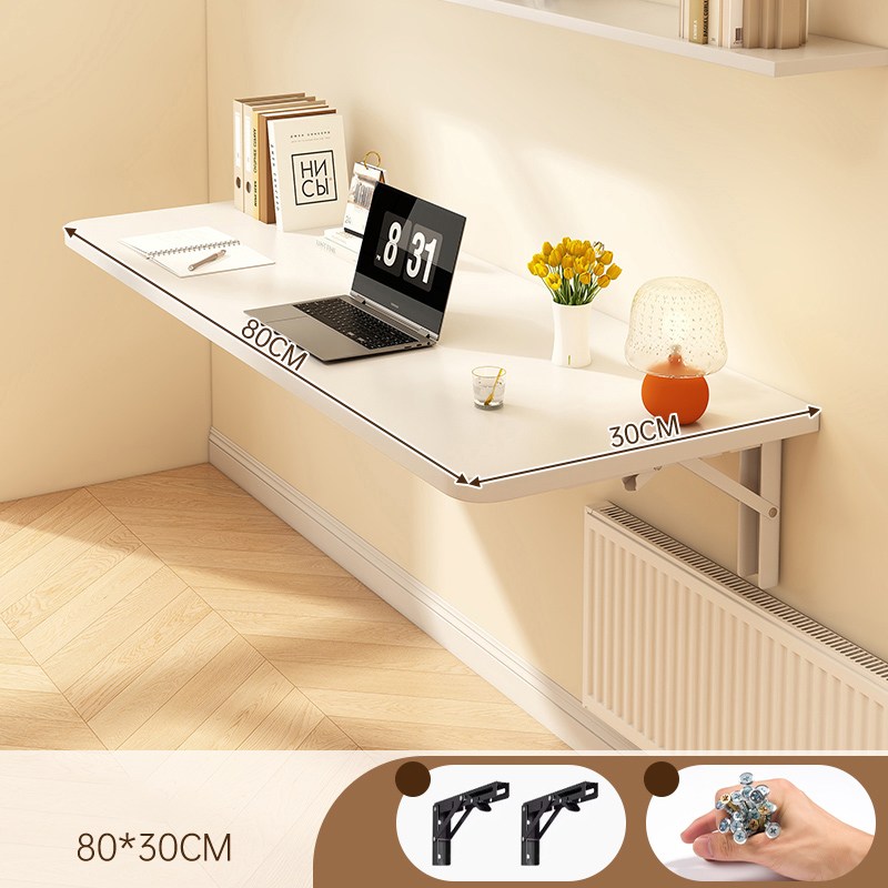 Foldable desk wall wall-mounted folding table wall-mounted study table balcony wall-mounted suspended wall side table