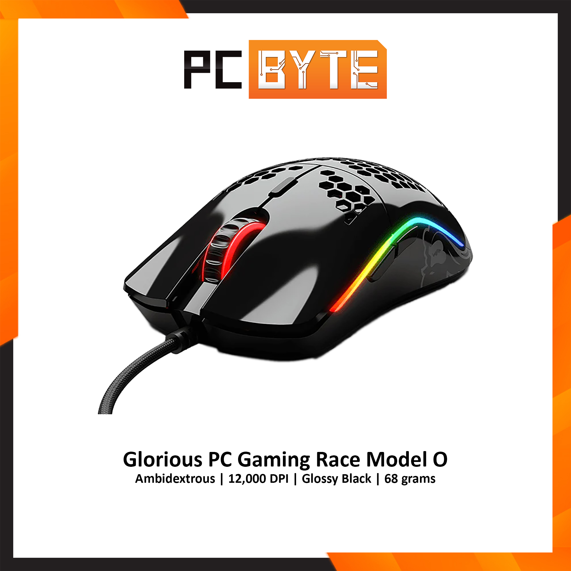 Glorious PC Gaming Race [Model O] Lightweight RGB Gaming Mouse with