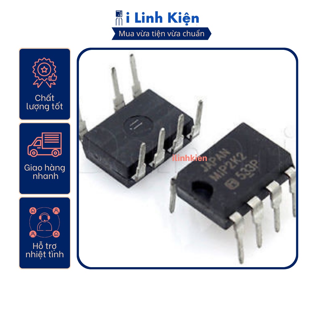 Ic nguồn  MIP2K2/MIP2K3 DIP-7 chính hãng Panasonic