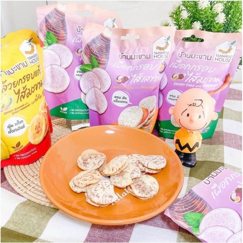 Chuối sấy kẹp me Thái Lan dạng gói 90g