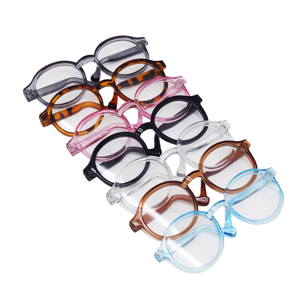 SF For Labubu Glasses 6.5cm Cute Plastic Glasses for 15cm Labubu Macaron and 60cm BJD Dolls and 1/3 BJD Dolls Toy Glasses Accessories. 