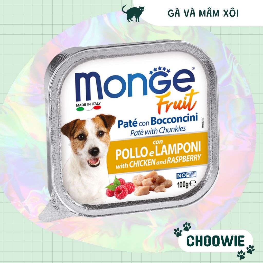Pate MONGE thơm ngon cho chó | Thức ăn ướt cho chó