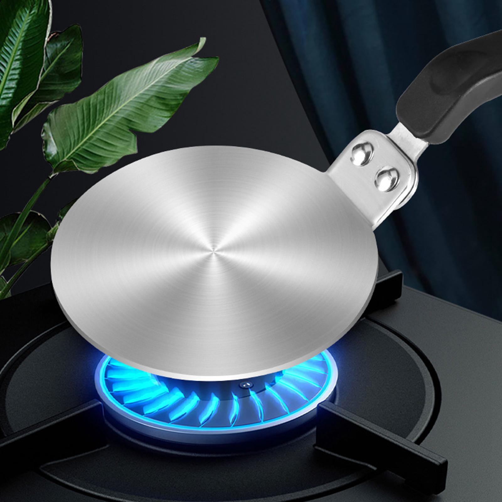 Homozy Induction Cooktop Adapter Plate, Induction Diffuser Plate, Stainless Steel Heat Diffuser Plate, Induction Plate Adapter, for Resturant Pot