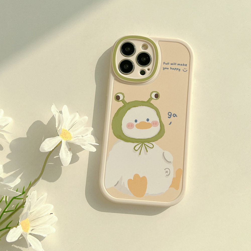 Cute Duck Pattern Phone Cases Soft TPU Back Cover For iPhone 14 Pro Max iPhone 14 Plus iPhone 13 Pro Max Iphone 13 mini iPhone 12 Pro Max Iphone 12 mini 11 Pro Max XS Max XR 7 Plus 8 Plus SE Silicone shockproof phone case Ready Stock🌟