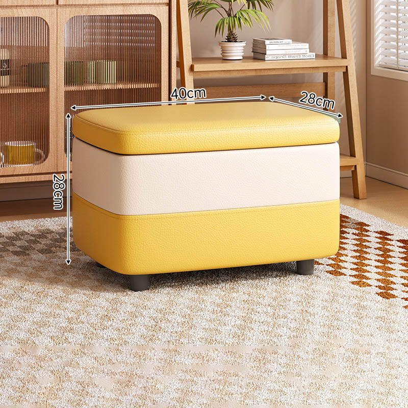 NFA Storage stool can be used for household shoe changing, storage box can accommodate people, storage, sofa stool, bed end storage, small stool for household use