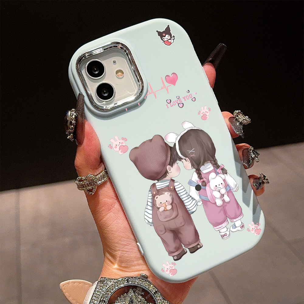 Hontinga for Xiaomi Poco X3 NFC Poco X3 Pro Back Cover Luxury Silver Edge Lens Mobile Cover Sweet Back Shadow Pattern Soft Silicone Phone Case. 