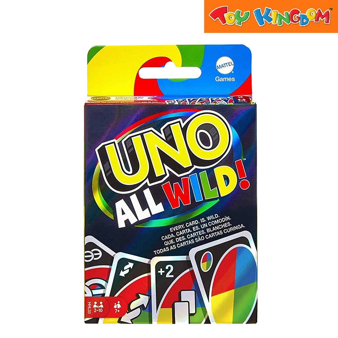 Mattel Games All Wild UNO Card Game Lazada PH
