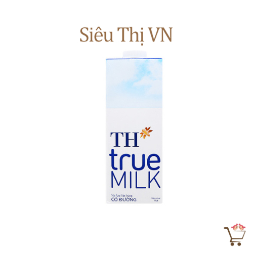 Hộp Sữa TH True Milk 1lit