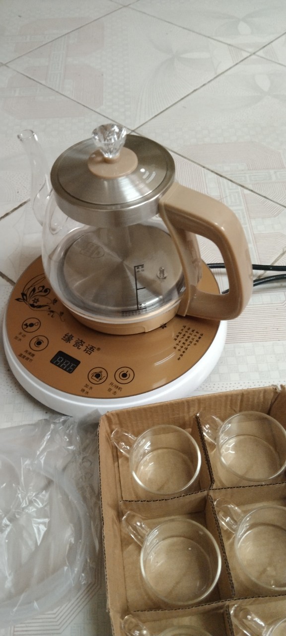 Ấm Siêu Tốc-Bộ Đun Nước Điện Tự Động Pha Trà Thủy Tinh