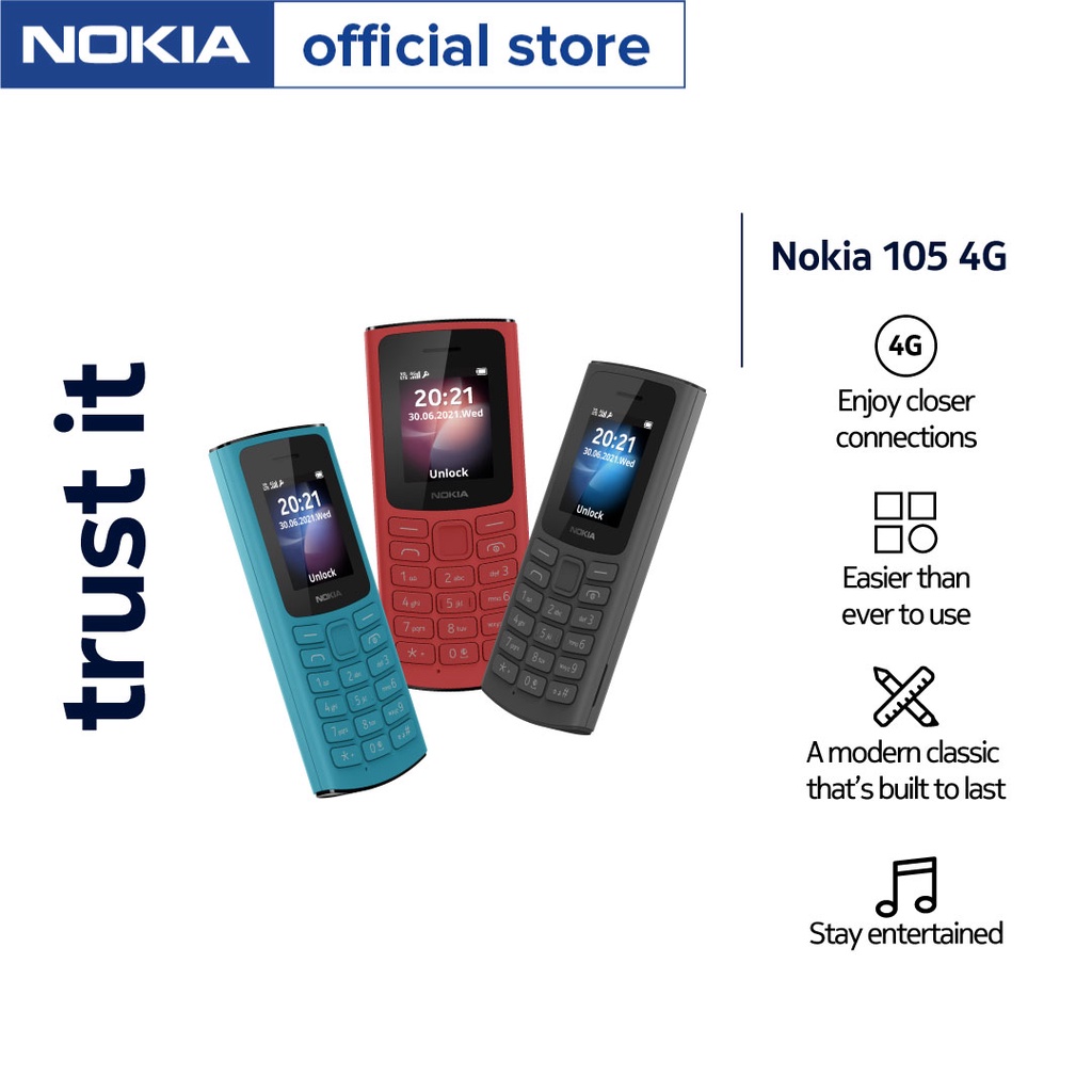 Điện Thoại Nokia 4G | Phát Wifi, Pin Trâu, Siêu Bền