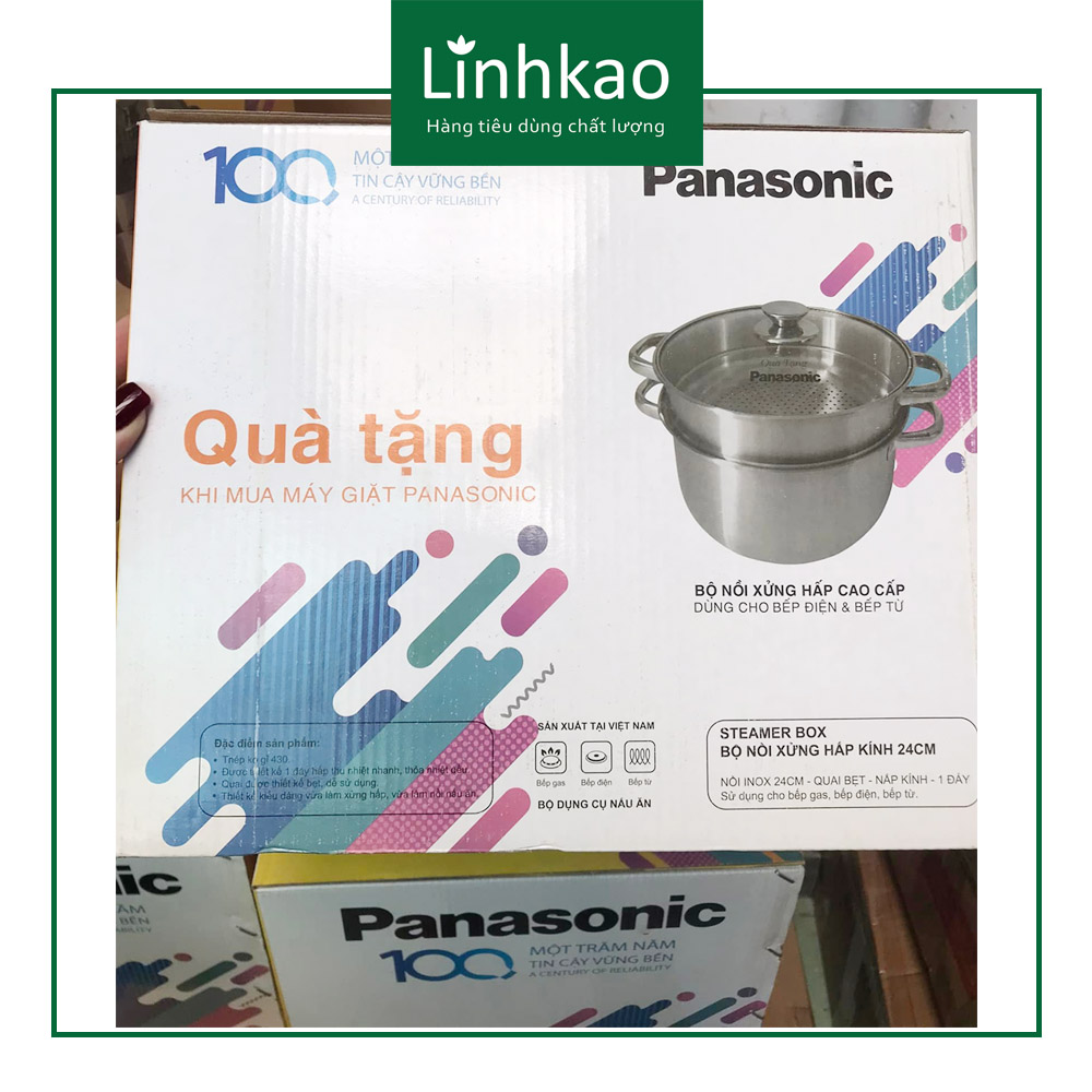NỒI XỬNG HẤP 24CM [QUÀ TẶNG PANASONIC]