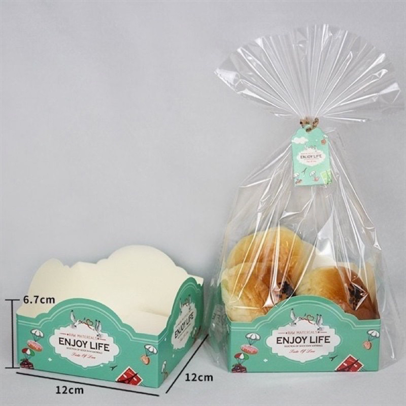Túi & Đế giấy thành thấp đựng bánh,kẹo,cookie ,quà
