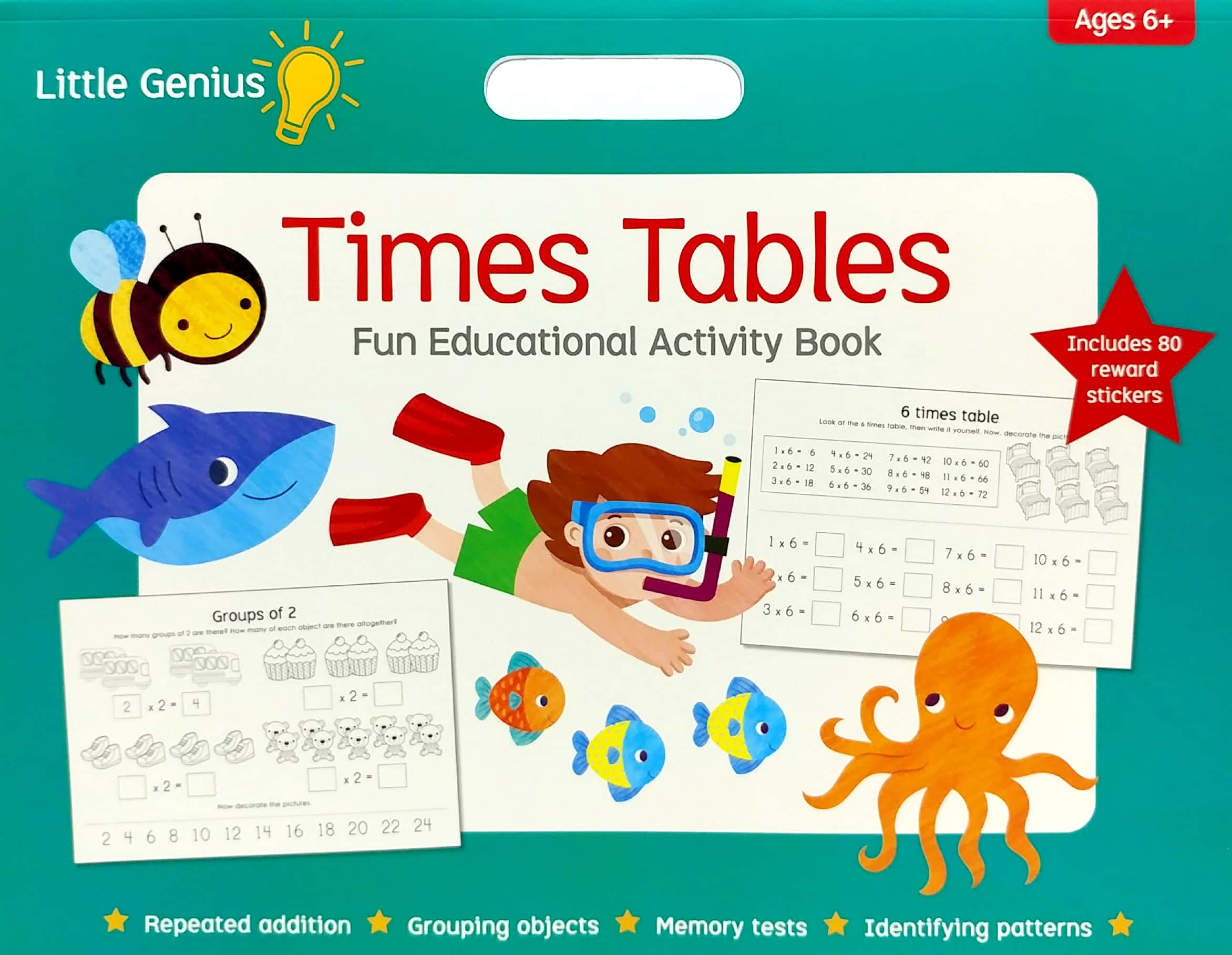 Sách Ngoại Văn - Fahasa - Little Genius: Times Table Fun Educational Activity Book