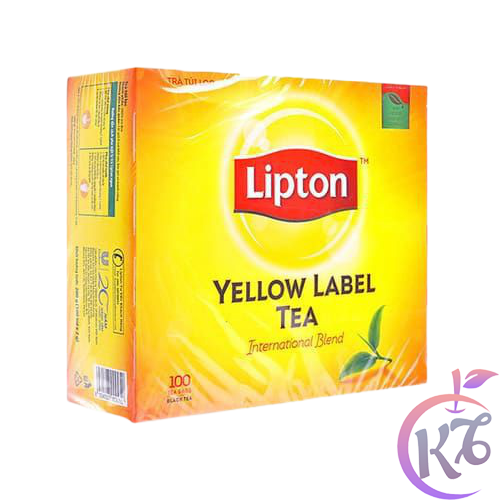 [FreeShipMAX] Trà lipton túi lọc nhãn vàng hộp 100 gói x 2g chiết xuất 100% lá trà tươi thiên nhiên - tra lipton tui loc nhan vang thumbnail