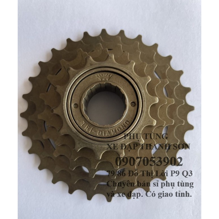 Líp Đề 5 Tầng Xe Đạp (Vặn Răng)