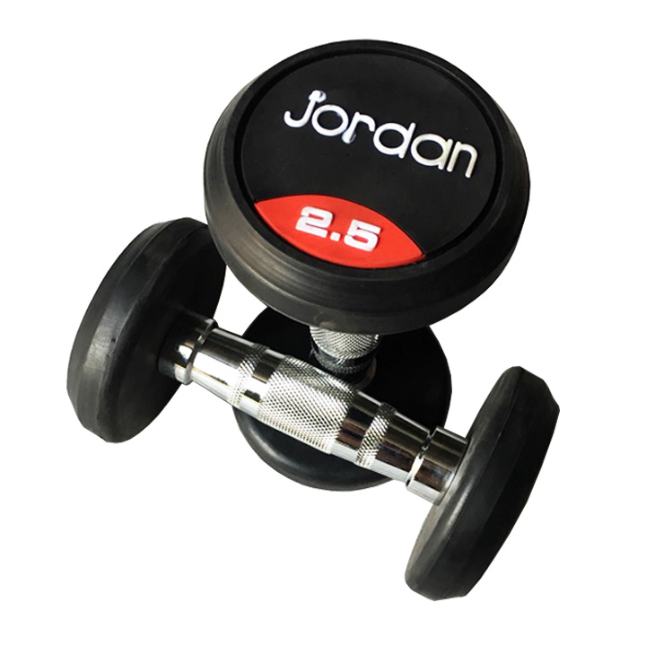 Tạ tay cao su Jordan 2.5kg cao cấp (1 cục)