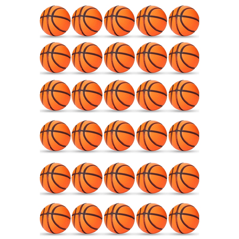 30 Pieces Mini Basketball Party Favors Mini Stress Ball Basketball