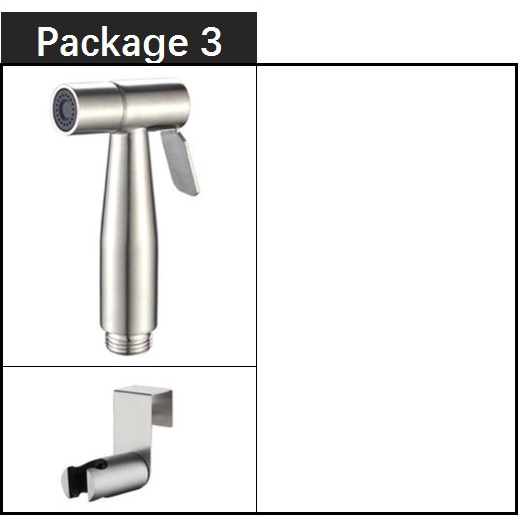 Merlin Irving Shop Toilet Sprayer Stainless Steel Hand Bidet Faucet for Bathroom Hand Sprayer Shower Head Self Cleaning Bathroom Fixture