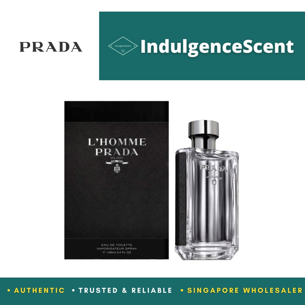 Prada L'homme Eau de Toilette (Edt) (100ml) | Lazada Singapore