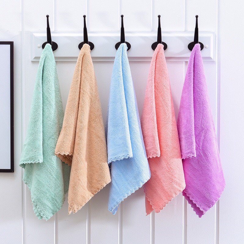 Khăn Mặt Lông Cừu Xuất Hàn Cao Cấp 30x50