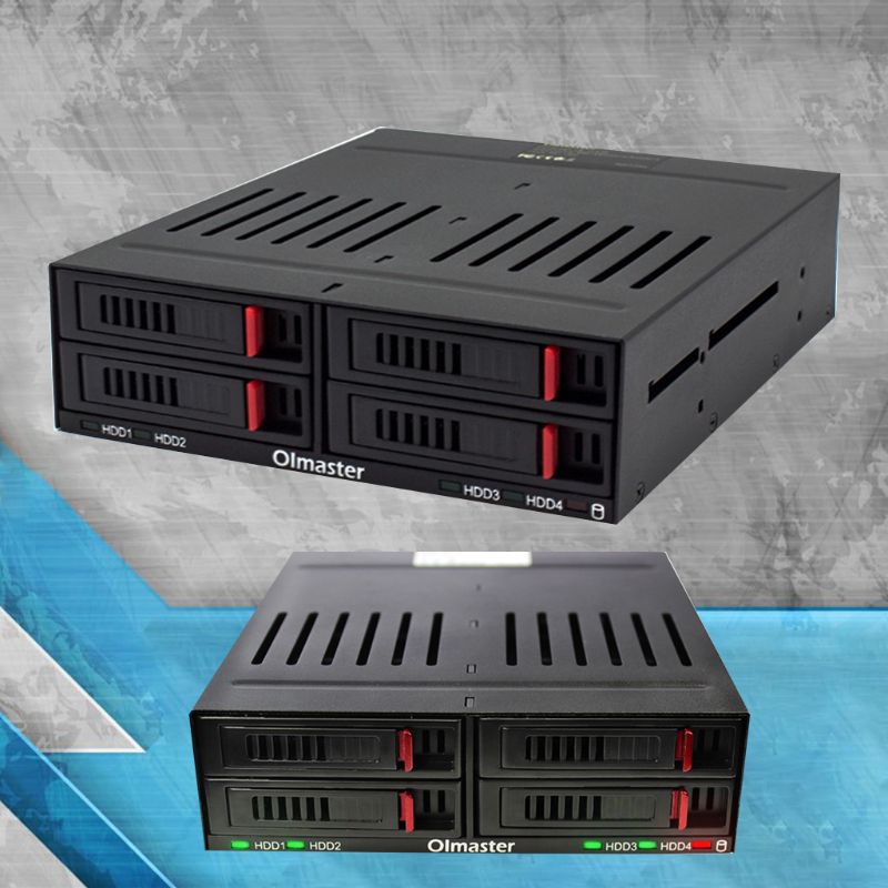 HE-2006 4 khe cắm SATA trong giá 2.5 inch ổ cứng trường hợp nội bộ giá đỡ điện thoại di động