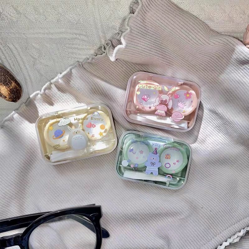 [YINNIE] [TRỢ  GIÁ] COMBO NƯỚC NGÂM FRESH EYES RUBY EYES , NHỎ MẮT LENS CHUYÊN DỤNG