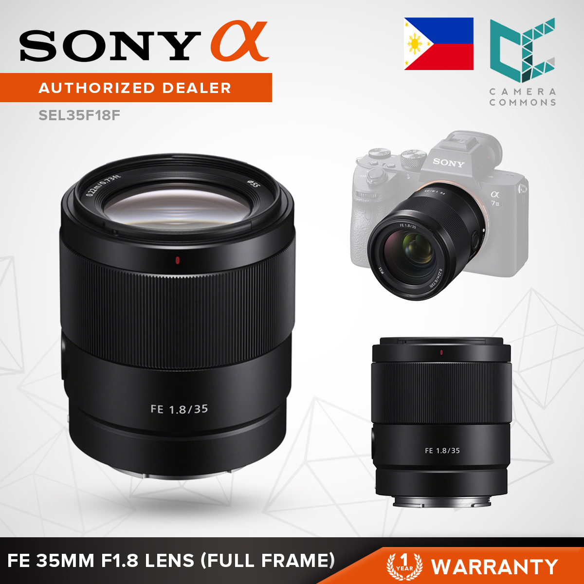 Sony Lens FE 35mm f/1.8 SEL35F18F | Lazada PH
