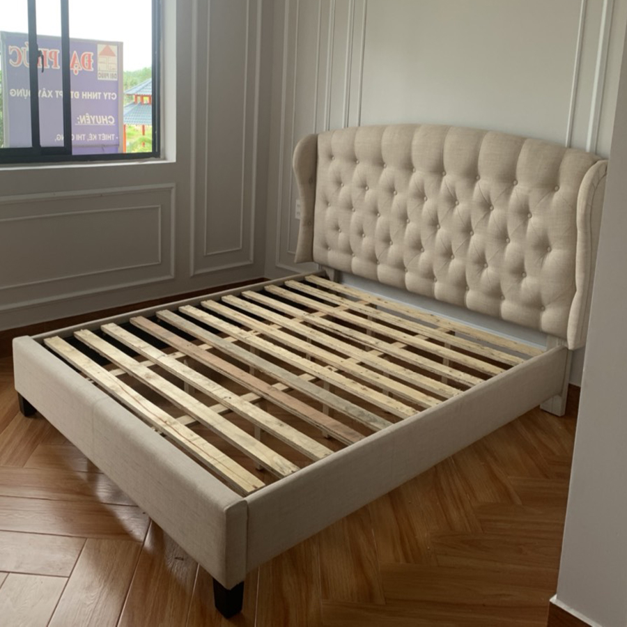 Giường bọc nệm 1m4, 1m6, 1m8