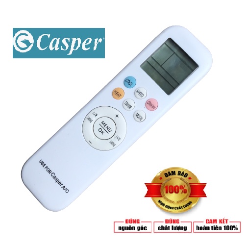 Điều khiển điều hòa Casper 12000 1 chiều SC-12FS33 model 2022