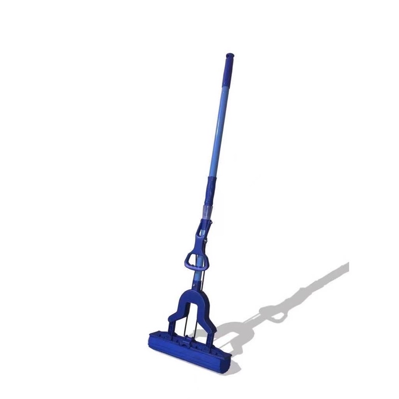 RnemiTe-amo Sponge Mop, PVA Sponge Mops For Floor Cleaning Squeeze 49 Long Handle Self Wringing Mop Hardwood Laminate Tile Vinyl Floors