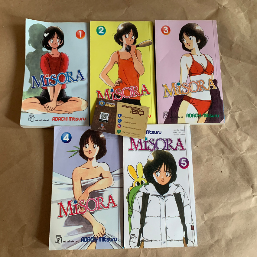 Truyện Misora Adachi Mitsuru trọn bộ 5 tập - Sách truyện Full bộ