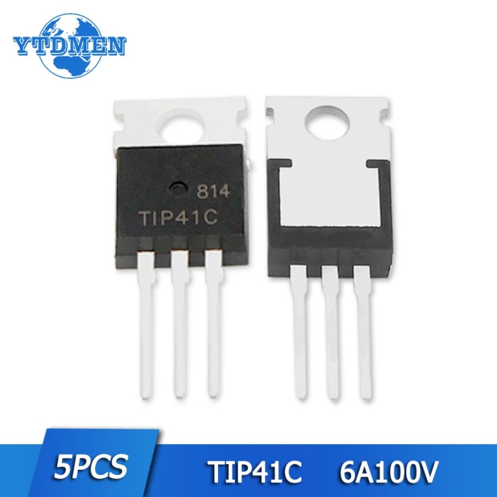 5pcs transistor tip41c tip42c to-220 100v 6a npn transistors new original