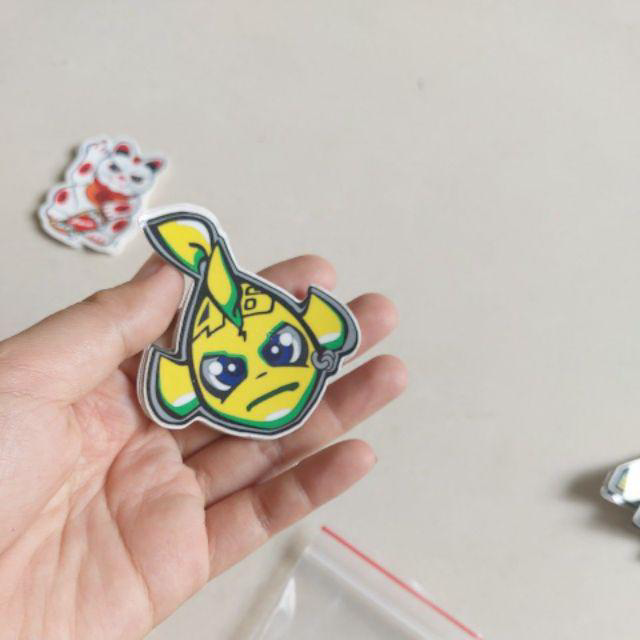 Sticker nhỏ 5k 1 cặp dán trang trí xe máy