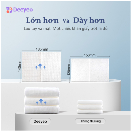 [COMBO MUA 5 GIẢM 50%] 5 Khăn Giấy Ướt Đa Năng 80m/gói
