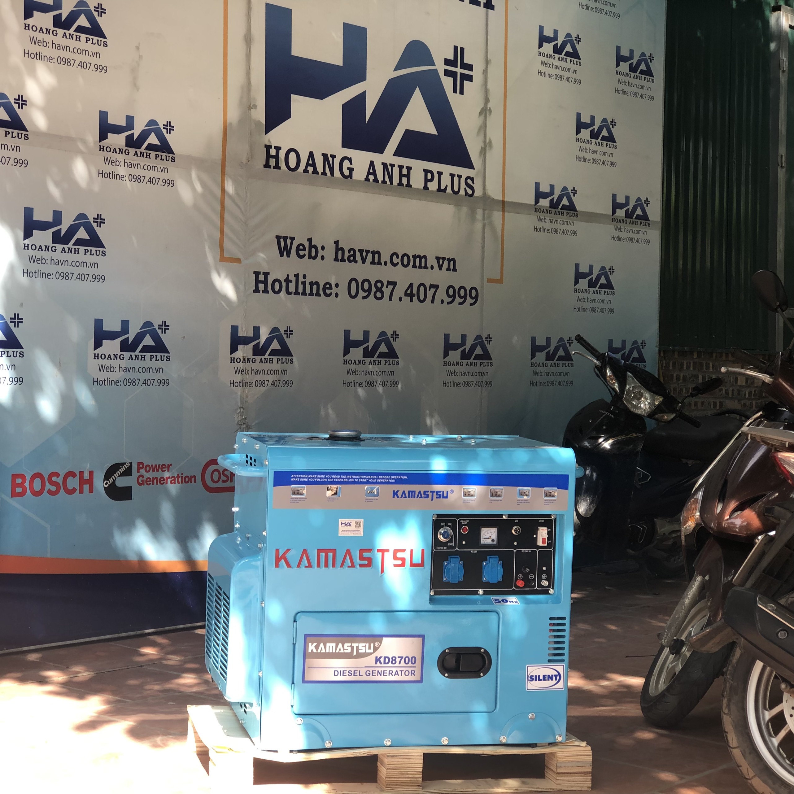 Máy Phát Điện Chạy Dầu 7Kw Kamastsu KD8700