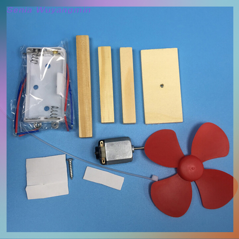 Senia DIY Electric Fan Experiment Model Physics Science Elementary Education Toys