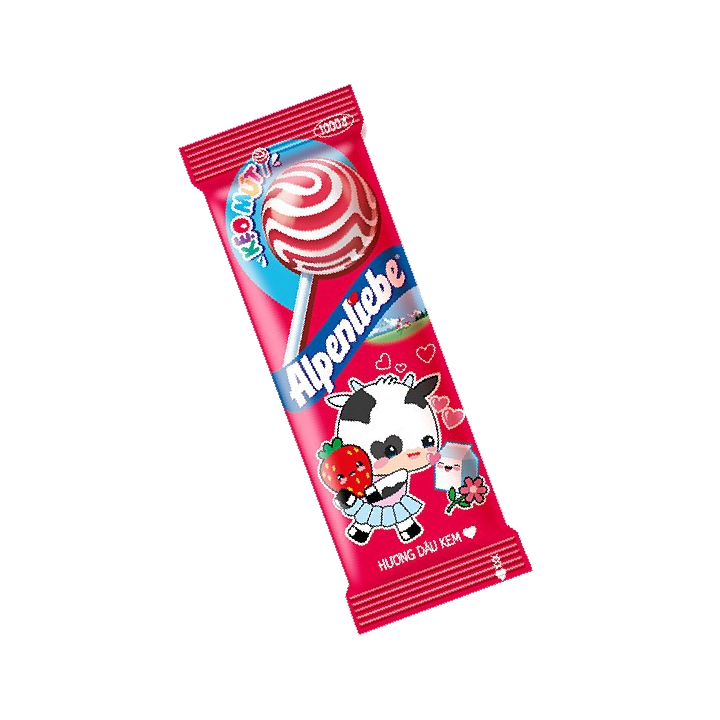 Kẹo Mút Alpenliebe Vị Dâu