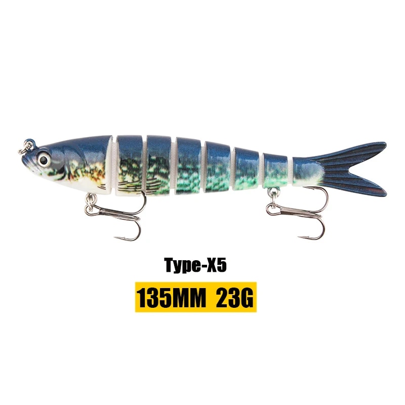 10/14cm Sinking Wobblers Fishing Lures Jointed Crankbait Swimbait 8 Segment Hard  Artificial Bait For Fishing Tackle Lure