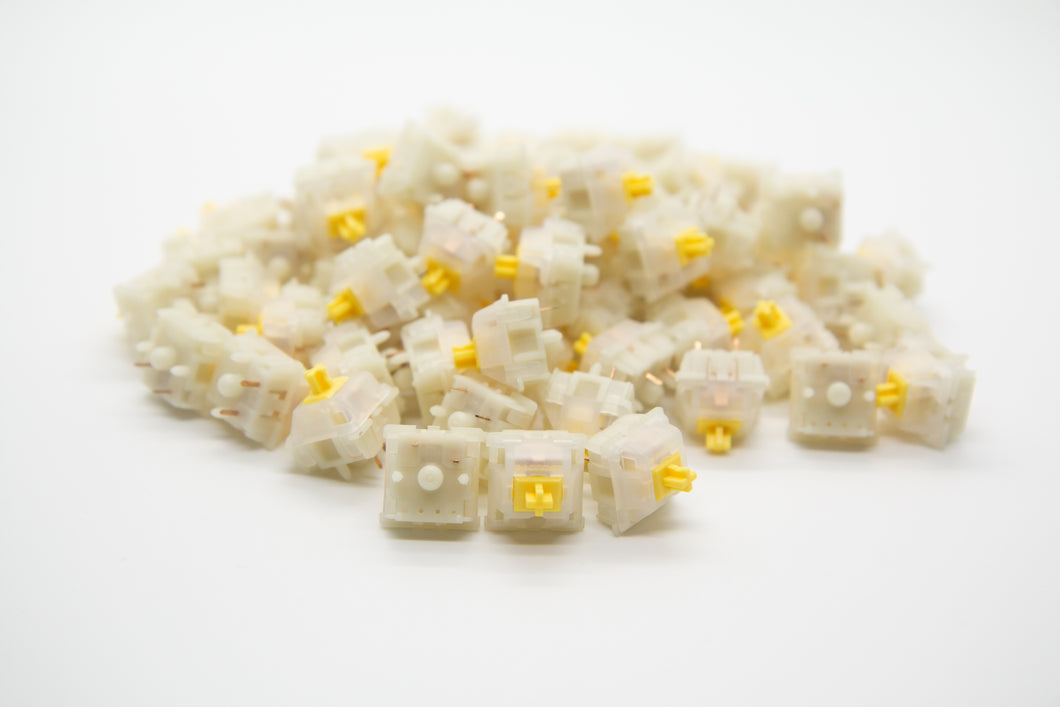 Công tắc phím cơ - Switch Gateron Milky Yellow Pro