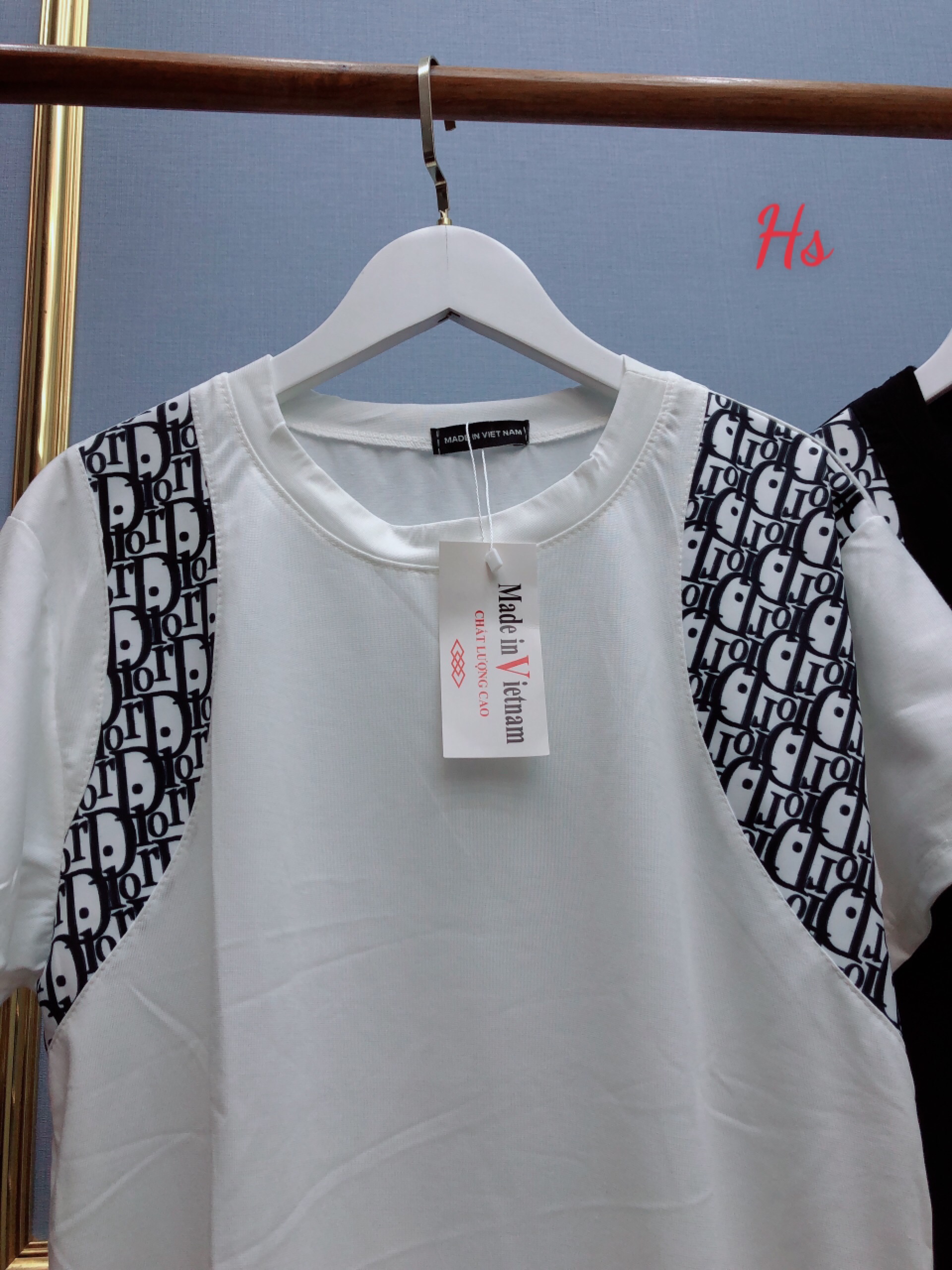 Áo Phông Phối Vai DIOR Cho NAm Nữ