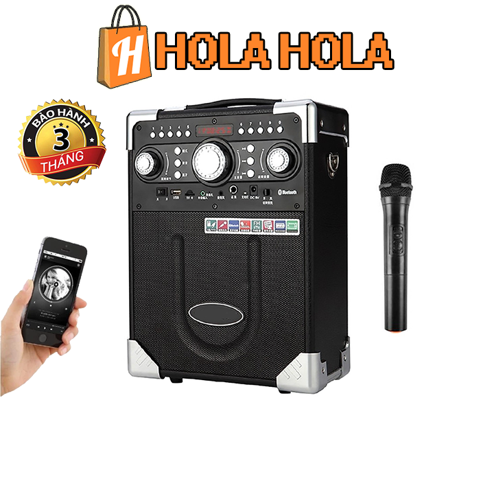Loa Bluetooth Daile S8 tặng kèm micro không dây