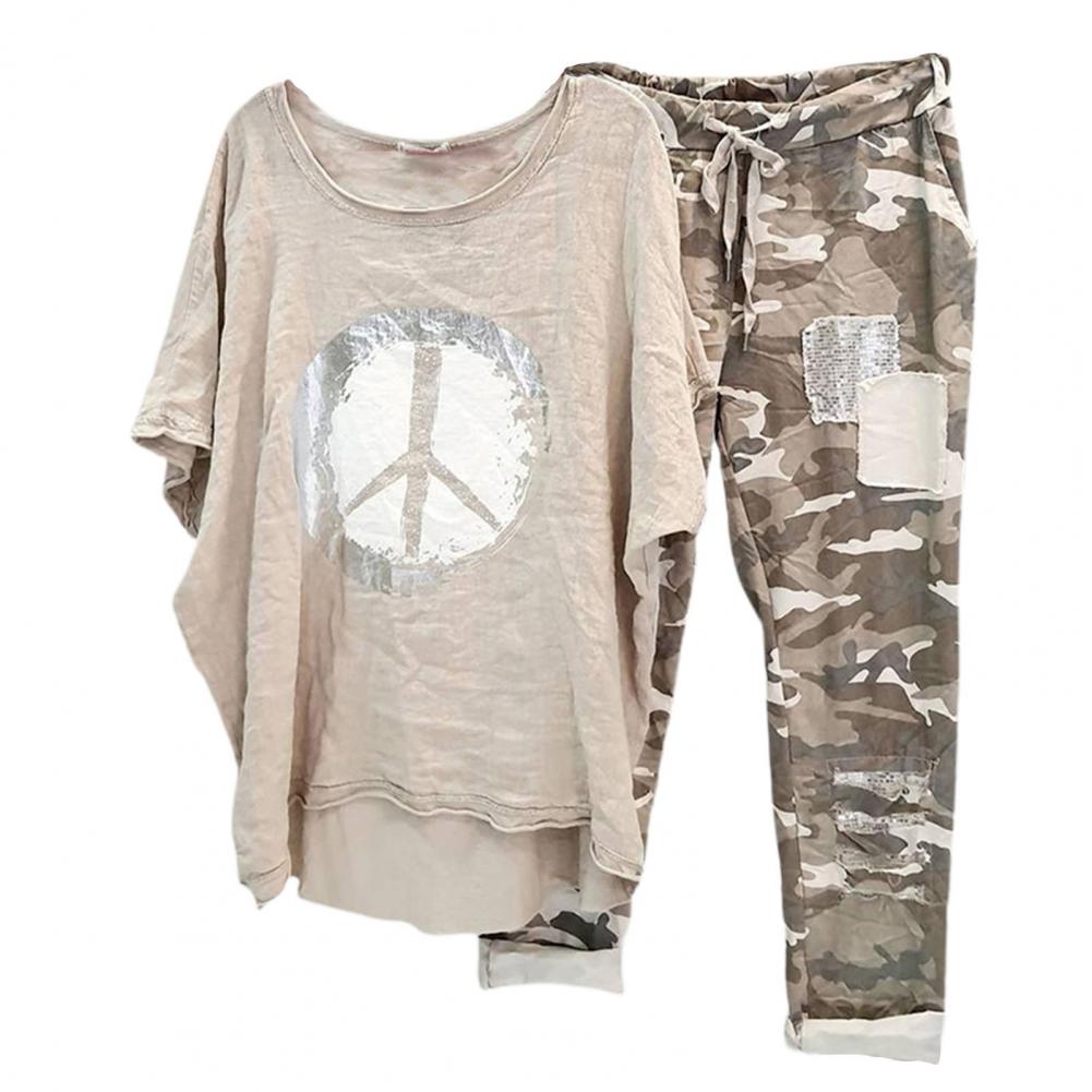 1%20Set%20T-shirt%20Pants%20O-Neck%20Two%20Piece%20Set%20Asymmetrical%20Lace-up%20T-shirt%20Pants%20-%20Image%207