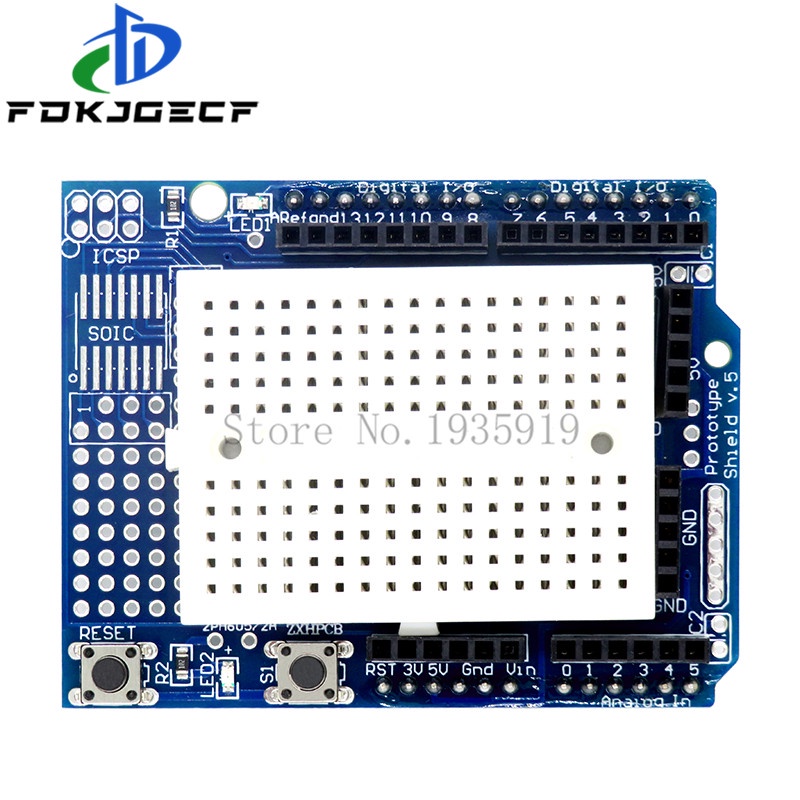 UNO Proto Shield prototype expansion board with SYB-170 mini bread board based For ARDUINO for UNO ProtoShield